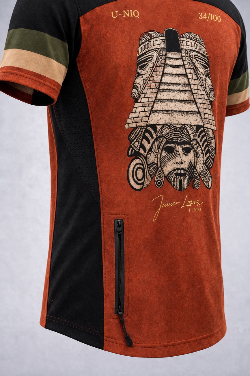 Burnt orange SHREAD jersey concept