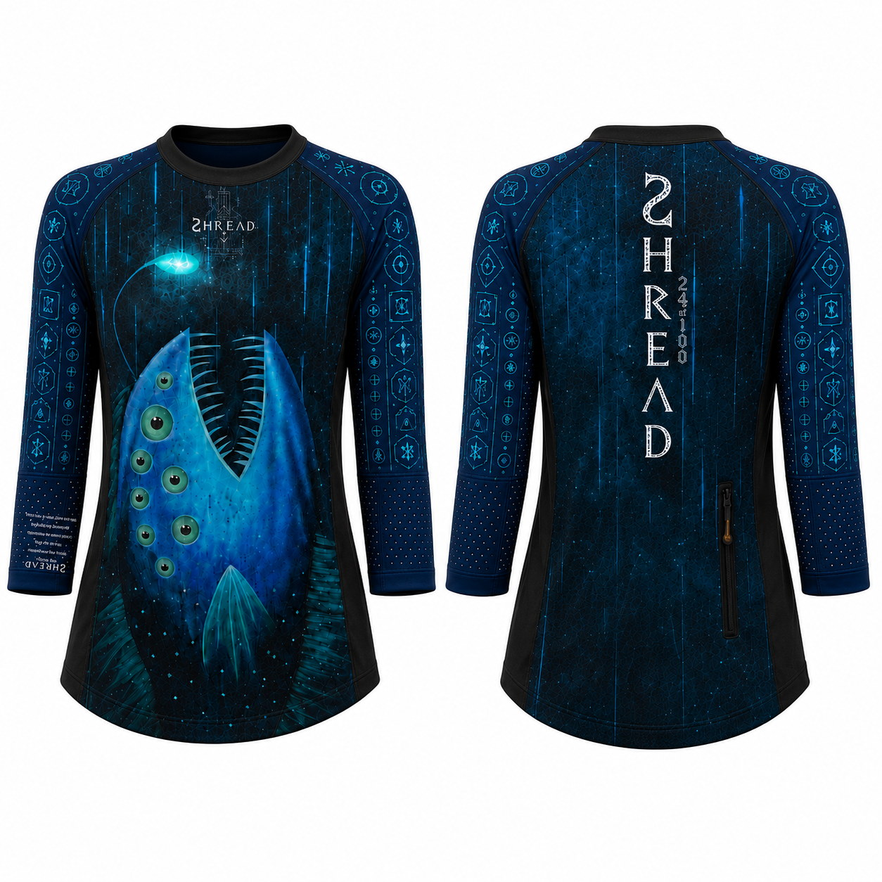 Drop 1 Izzie Del Real Deep Blue shirt photo